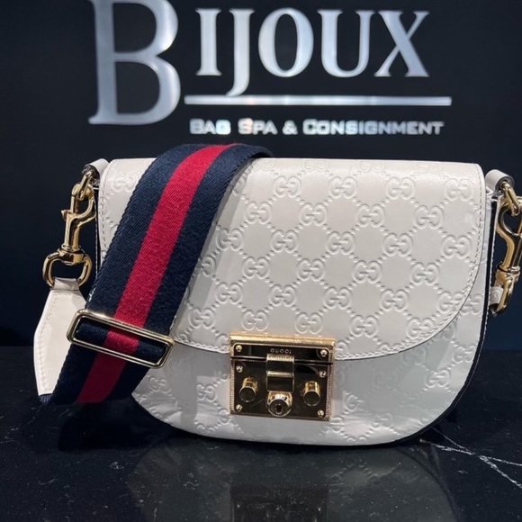 Gucci Padlock Guccissima Saddlebag - Picture 2 of 9